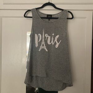 W5 Paris Striped Tank Top